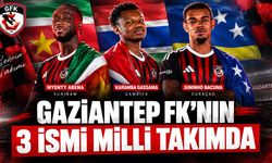 Gaziantep FK’nın 3 ismi milli takımda