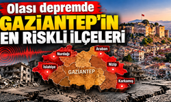 Olası depremde Gaziantep'in en riskli ilçeleri