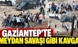 Gaziantep’te meydan savaşı gibi kavga