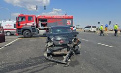 Otogar kavşağında kaza