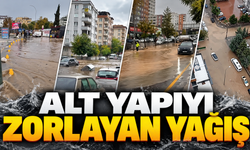 Alt yapıyı zorlayan yağış