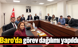 Baro’da görev dağılımı yapıldı