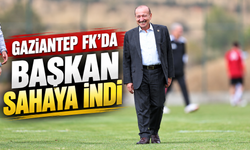 Gaziantep FK'da başkan sahaya indi