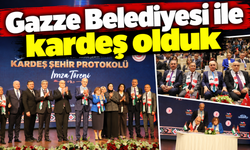 Gazze Belediyesi ile kardeş olduk