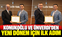 Konukoğlu ve Ünverdi'den yeni dönem için ilk adım
