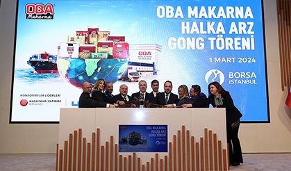 Borsa İstanbul’da gong Oba Makarna için çaldı