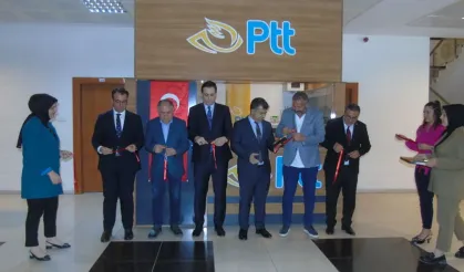 Adalet Sarayı'nda PTT şubesi açıldı