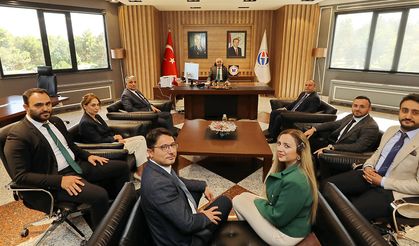 Mühendisler rektörle buluştu