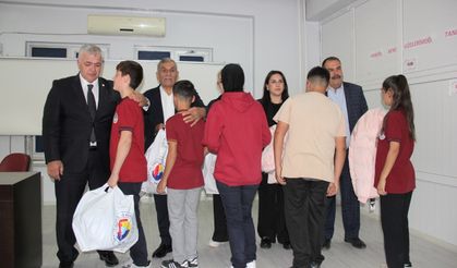Öğrencilere kışlık kaban desteği
