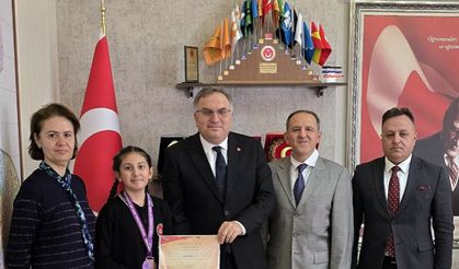 Ünler Ortaokulu’nun gururu oldu