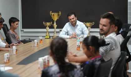Şampiyonlardan İl Müdürü Şahin’e ziyaret