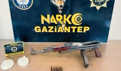 Adreslere baskında tüfek buldular