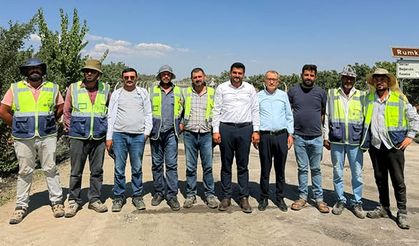Başkana asfalt teşekkürü