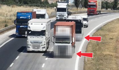 Otoyolda dronlu denetim