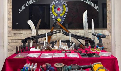 Ruhsatsız silah ele geçirildi