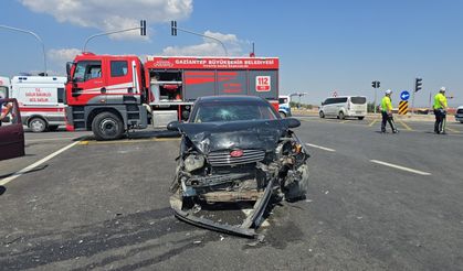 Otogar kavşağında kaza
