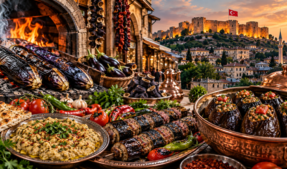 Gaziantep sofrasında patlıcan saltanatı