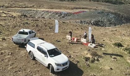 İslahiye'de kınalı keklikler doğaya salındı