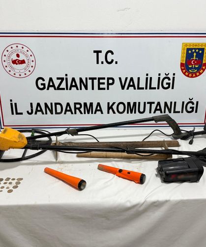 Kaçak kazıya suç üstü