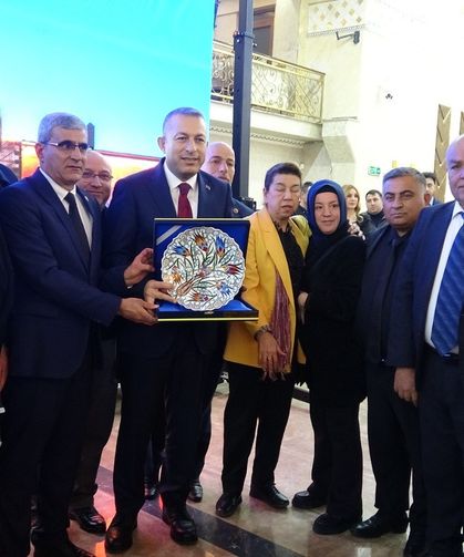 Kilis Valisi Tahir Şahin'e veda yemeği