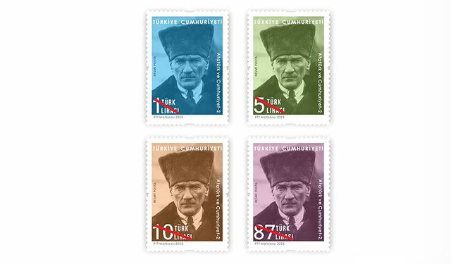 Atatürk ve Cumhuriyet pulları satışta
