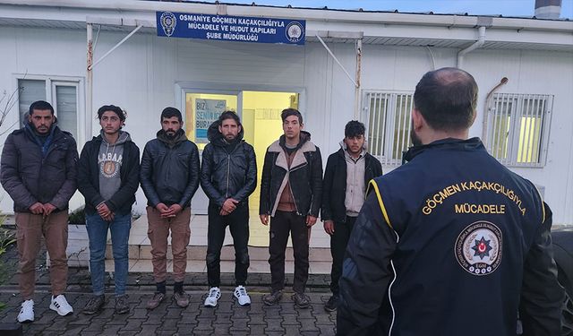 6 kaçak göçmen yakalandı
