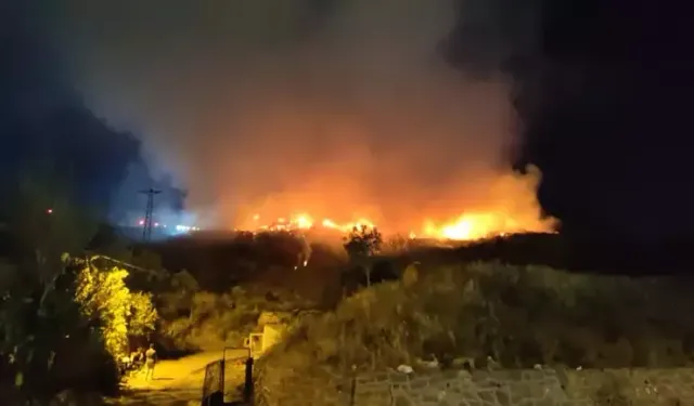 Kızılhisar bölgesinde korkutan yangın