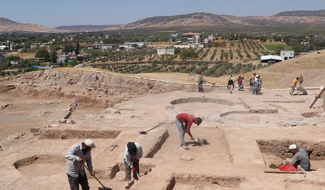 Oylum Höyük'te yoğun çalışma