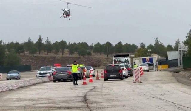 Cayrokopter destekli trafik denetimi