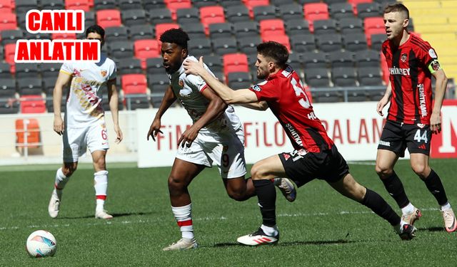 İLK YARI GOLSÜZ BİTTİ. 0-0