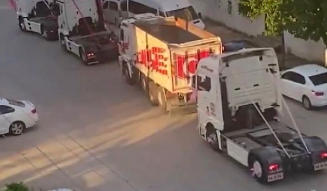 Gürültü çıkaran 5 tıra para cezası
