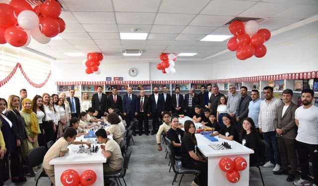 Kütüphane açılışı yapıldı