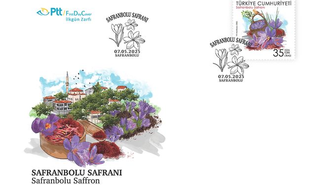 Safranbolu safranı pullarda