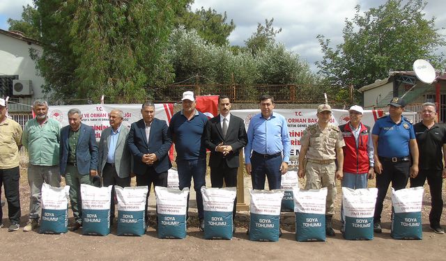 Çiftçilere Soya tohumu desteği