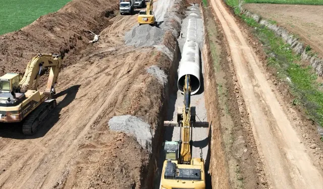 İslahiye ovasına sulama kanalları