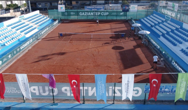 Gaziantep’te tenis heyecanı