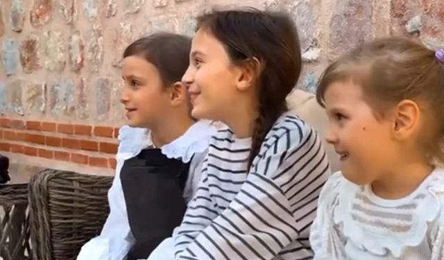 Başkan Şahin küçük kızı şaşırttı