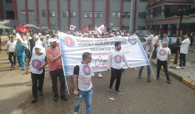 Gaziantep Üniversite Hastanesinde grev