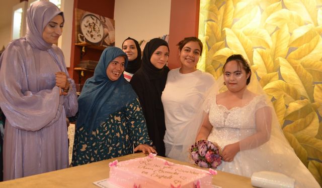 Nisan Nur'un gelinlik hayali gerçek oldu