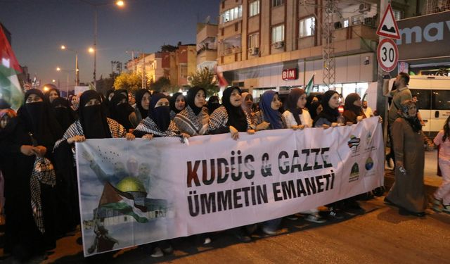 Gazze için yürüdüler