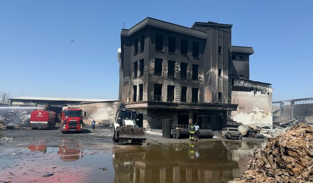 Geriye sadece yönetim binası kaldı