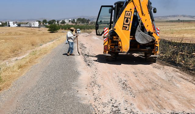 Köy yolları onarılıyor