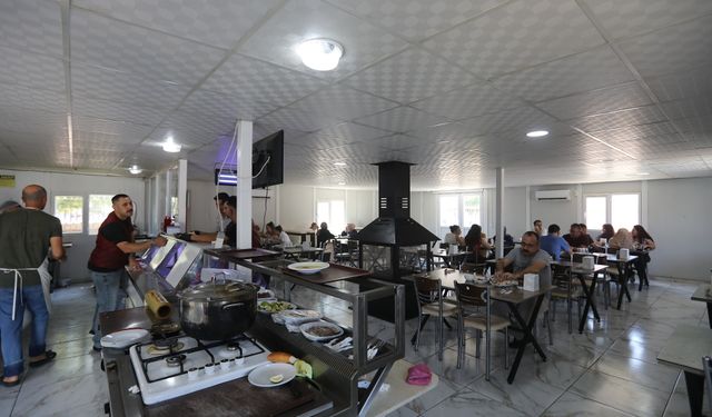Konteynır kentteki donatılar geri dönüşümde