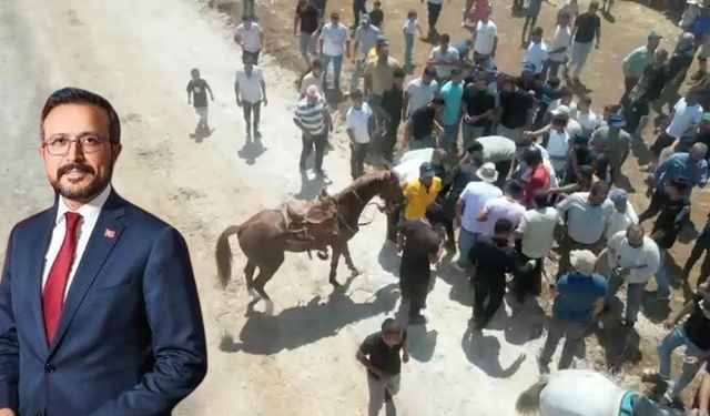 Eski ilçe başkanı attan düştü