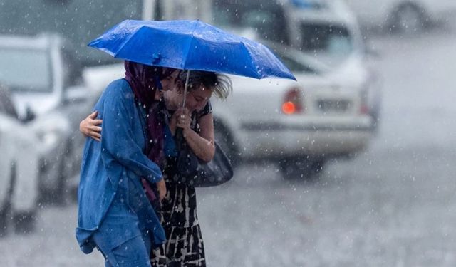 Sağanak Yağış Alarmı
