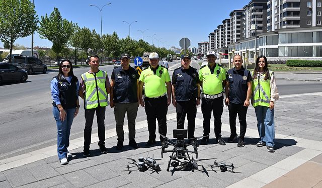 Trafiğe DRON çözümü