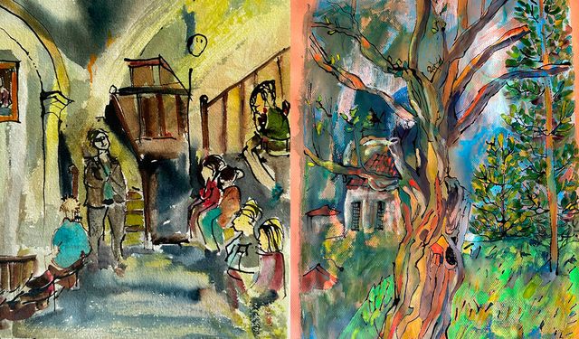 Sergiyi torunuyla açıyor