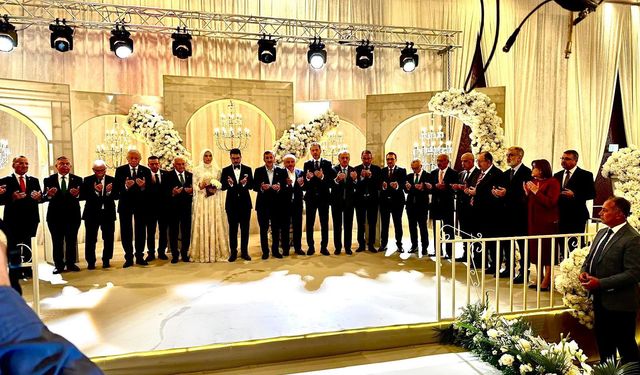 Siyaset ve yargı dünyası bu nikahta buluştu
