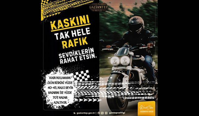 Valilikten rafıklı afiş