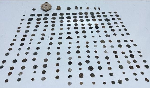 Araçta tarihi eser buldular